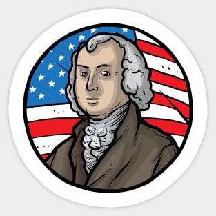 James Madison Sticker